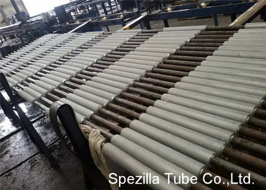 Air Conditioning Finned stainless steel heat exchanger tubes  Aluminuml Foot  1'' X 0.065'' X 20FT