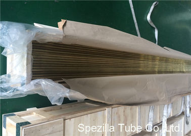 CuZn20Al2As Aluminum Brass Tube , ASME SB395 copper heat exchanger Welding CZ110