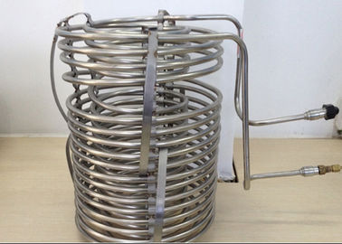 Long Round Stainless Steel Coiled Tubing / Metal Pipe Coil With ISO9001